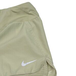 Nike L Mint Green Athletic Shorts With Mesh Detail